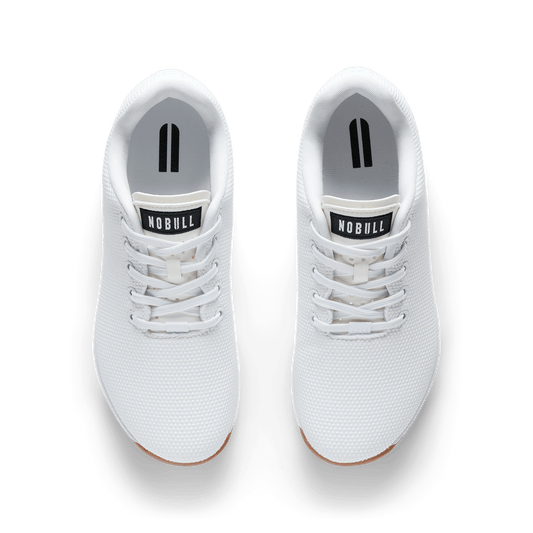 White Gum Outwork Shoe Overhead Angle.