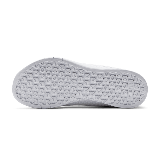 White Outwork Shoe Bottom Angle.