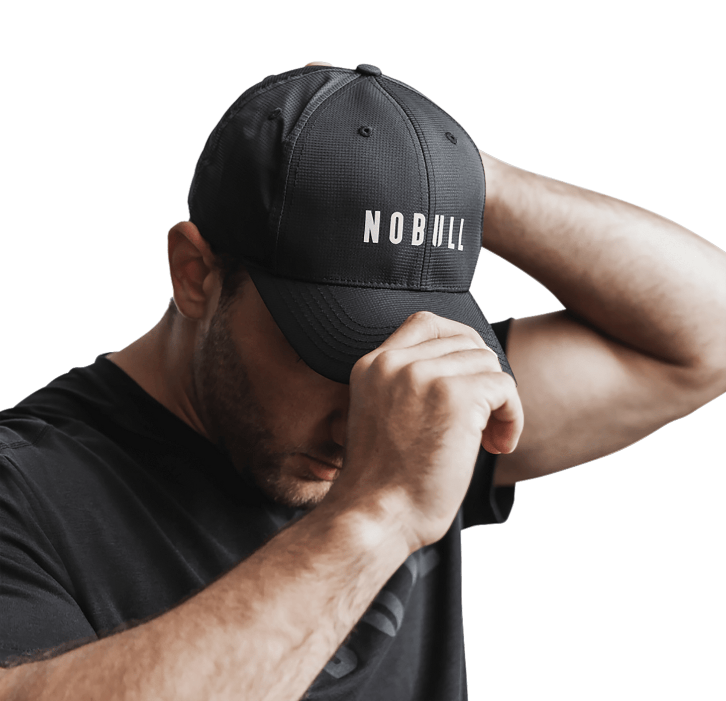 Black NOBULL Performance Hat Downward Angle
