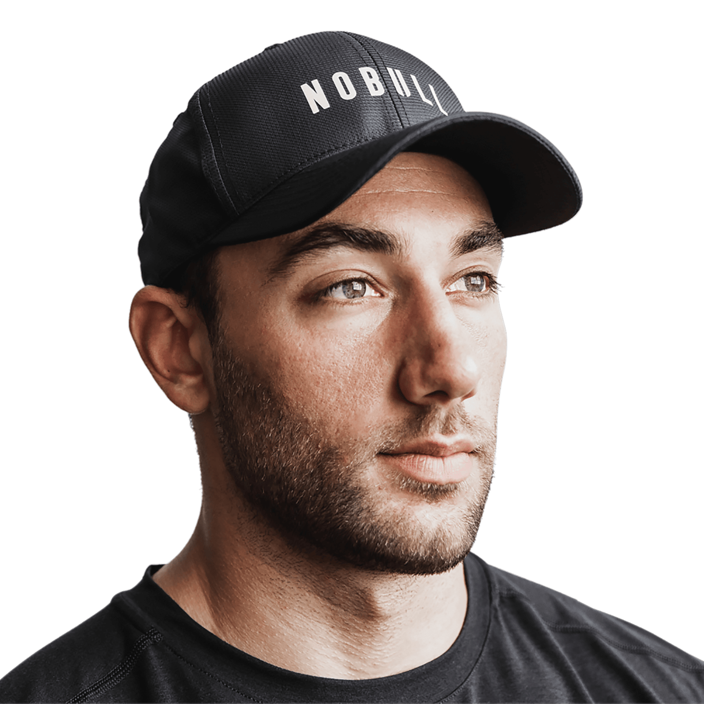 Black NOBULL Performance Hat Front Angle