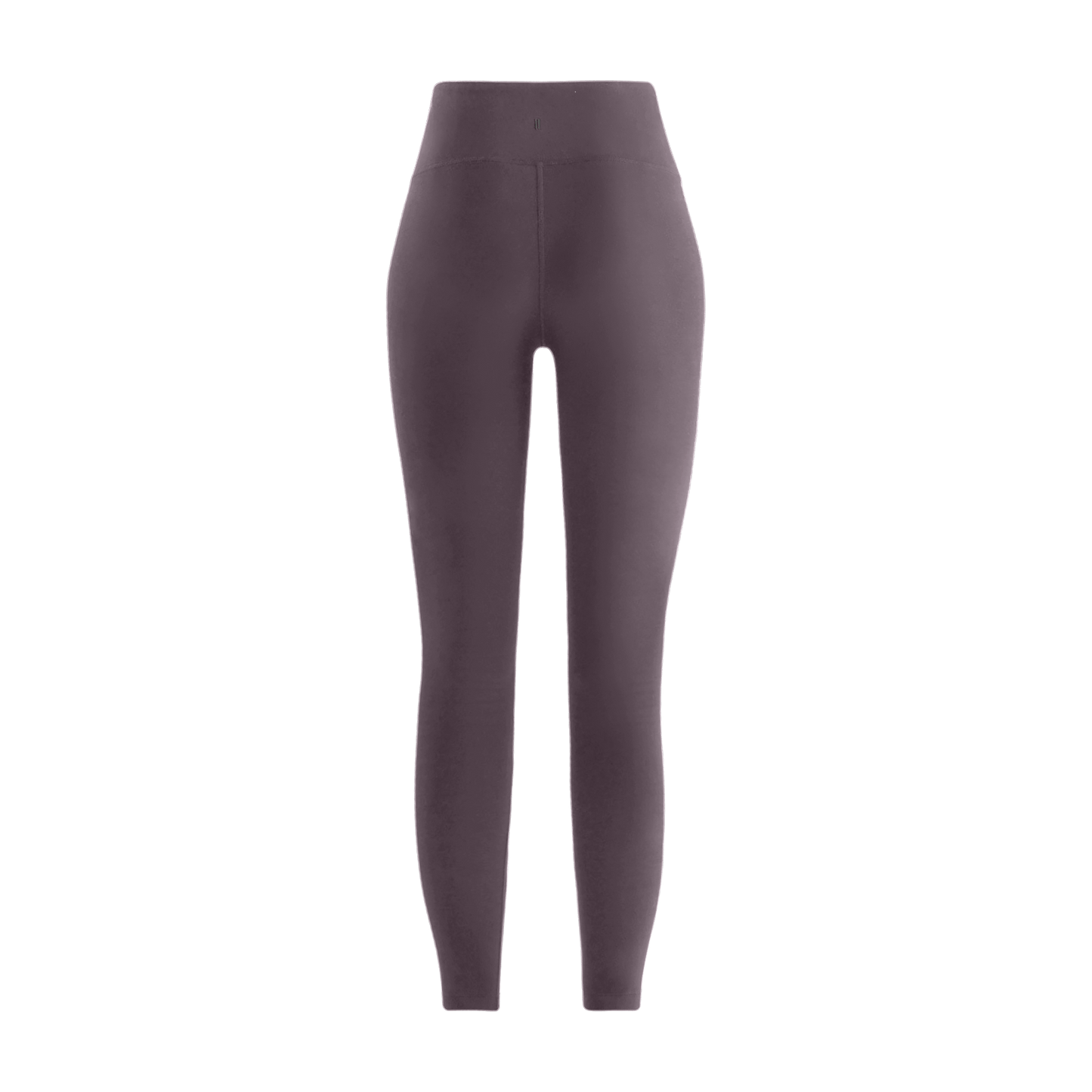 Black Plum Women's High-Rise Matte Tight 25" Silhouette Back Angle.