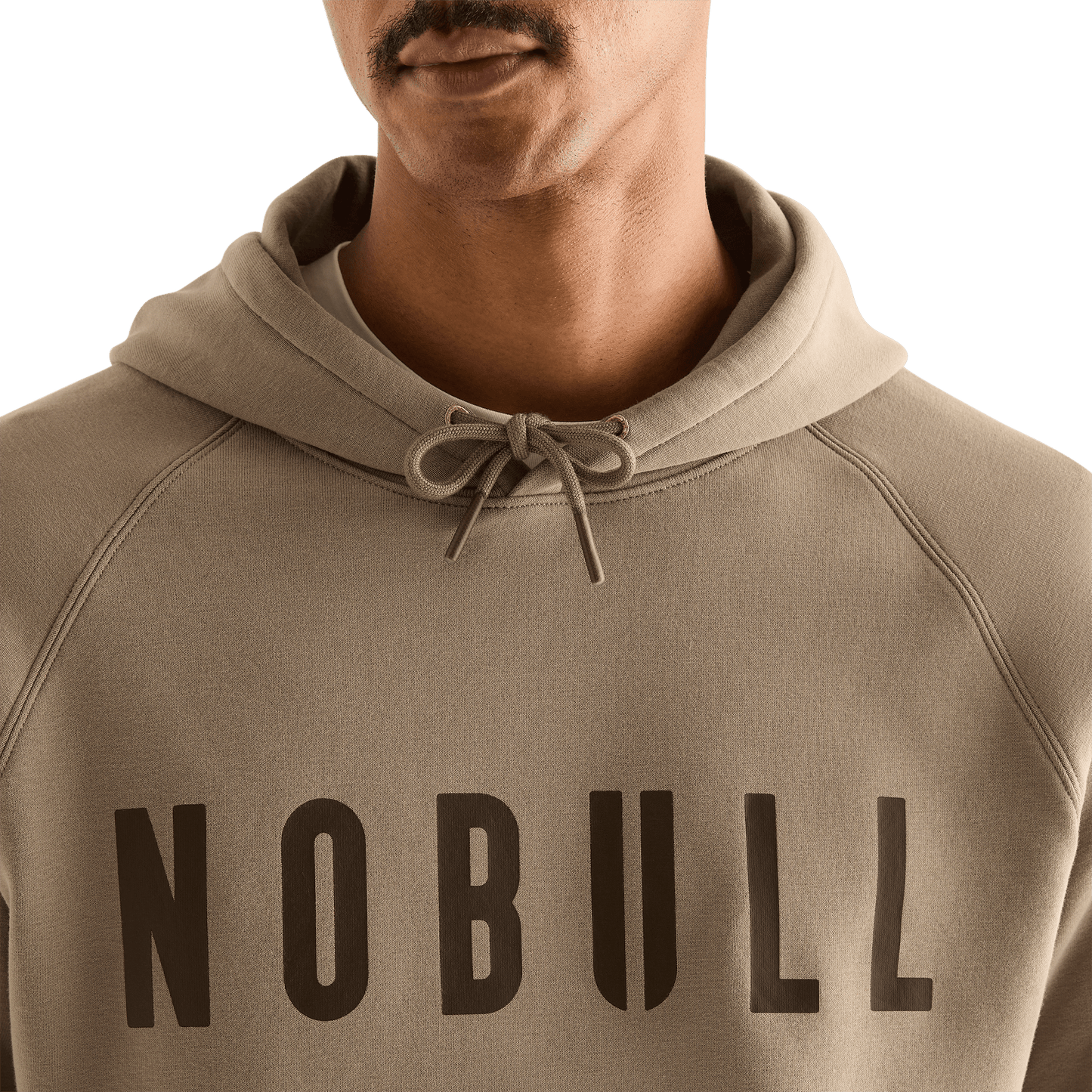 Men's Fallen Rock NOBULL Hoodie Front Detail Angle.