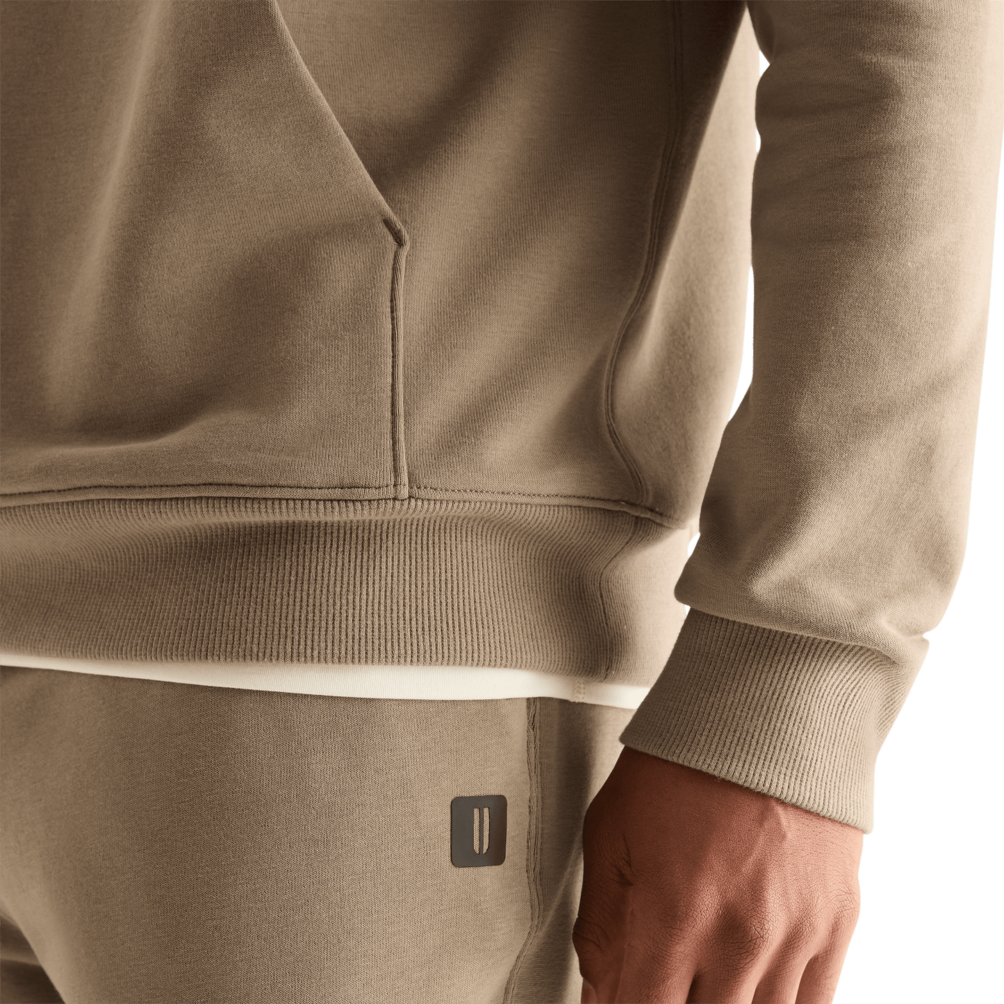 Men's Fallen Rock NOBULL Hoodie Detail Angle.