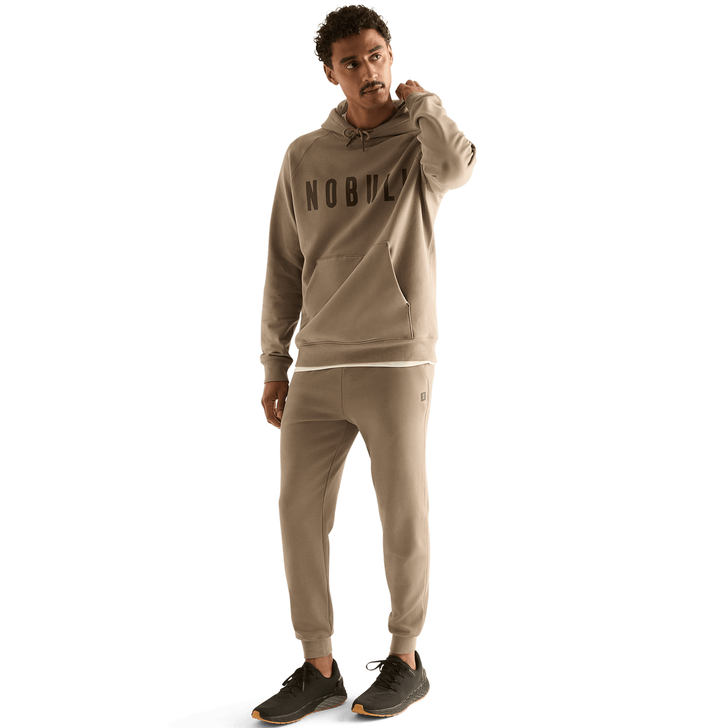 Men's Fallen Rock NOBULL Hoodie Front Full Angle.