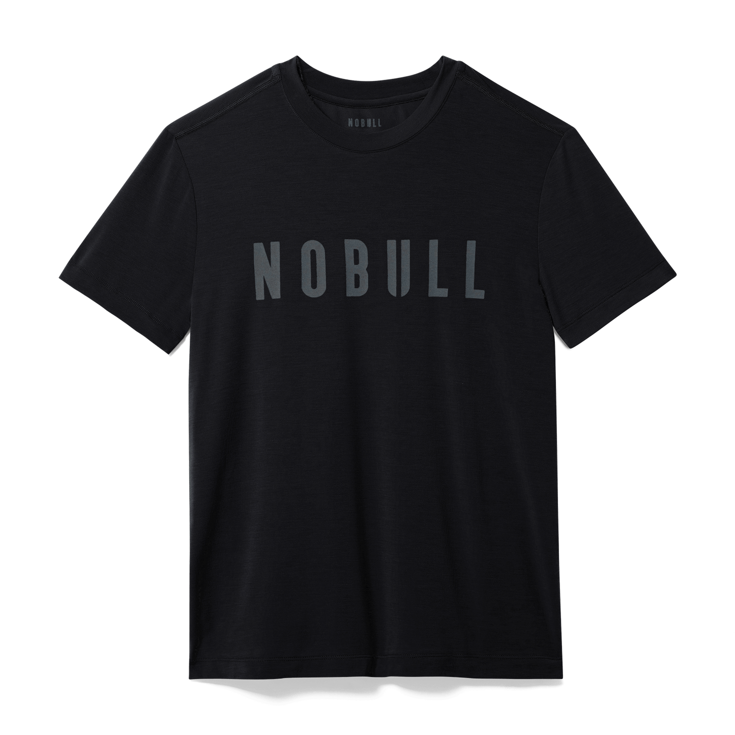 Black Men's NOBULL Tee Silhouette Angle.
