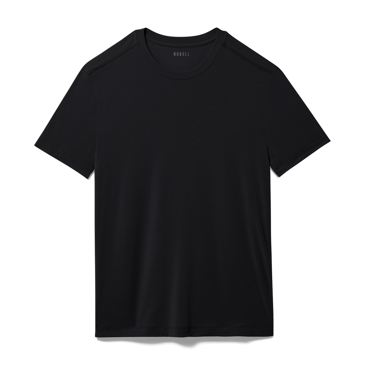 Black Men's Tee Silhouette Angle.
