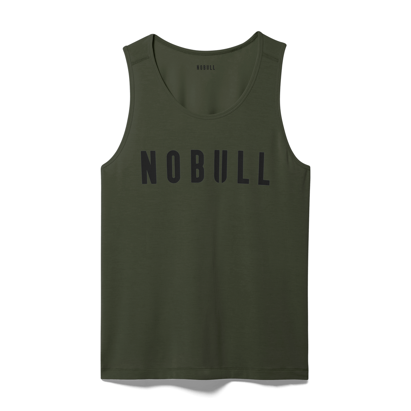 Dark Army Men's NOBULL Tank Silhouette Angle.