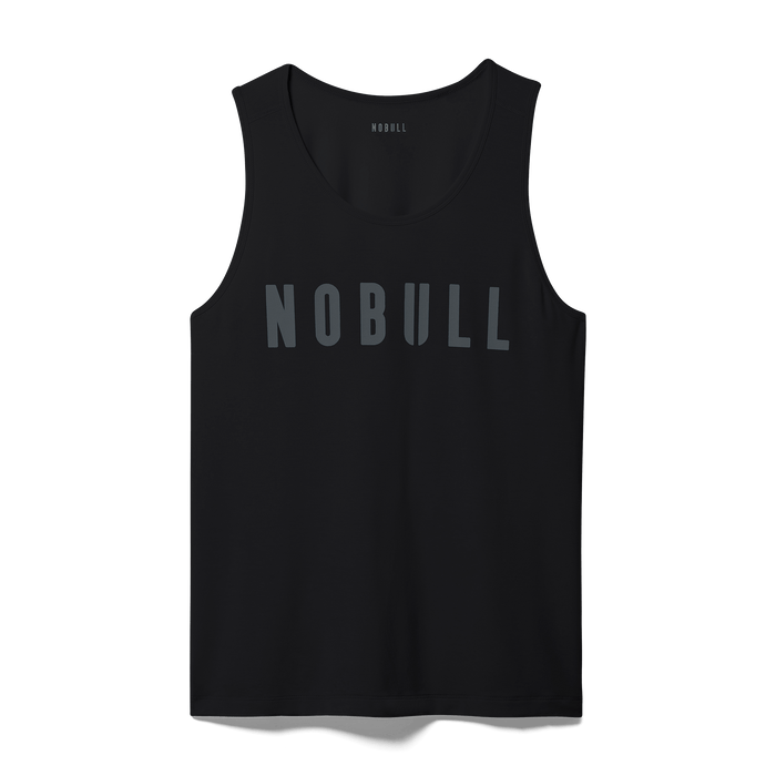 Black Men's NOBULL Tank Silhouette Angle.
