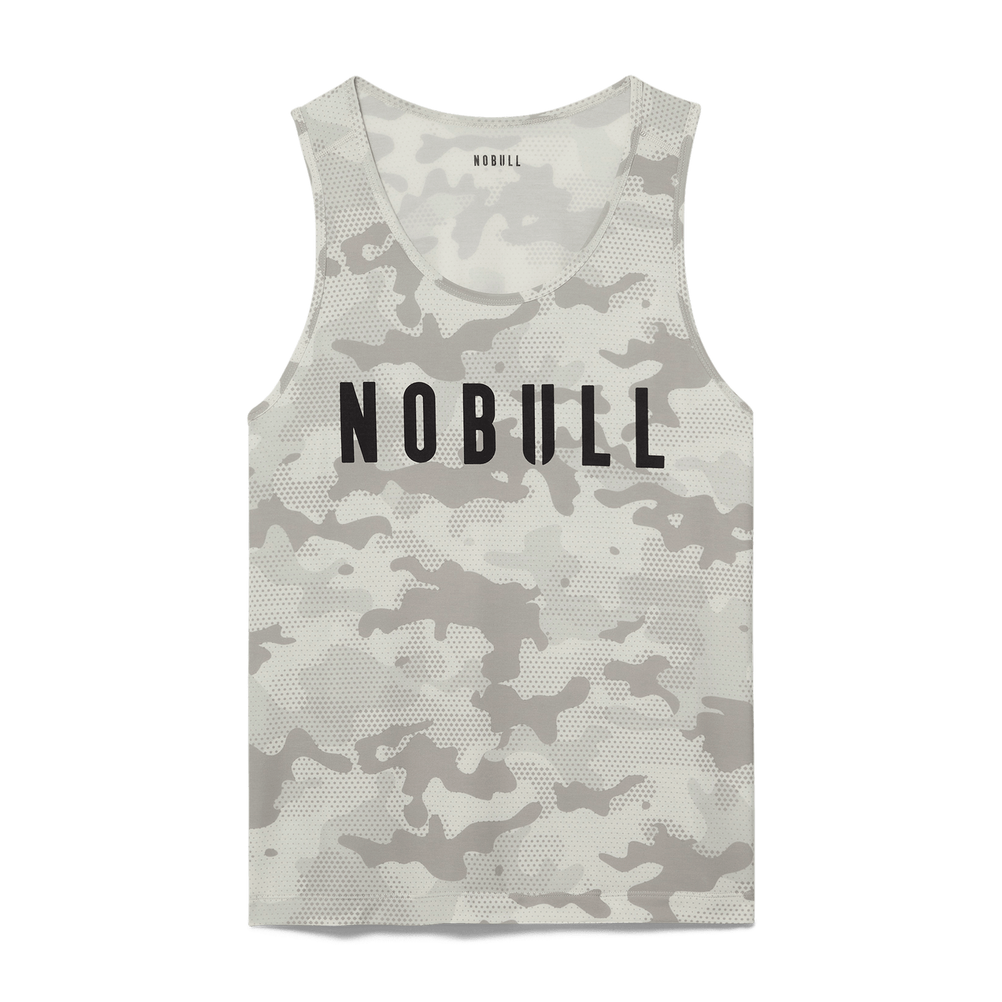 Light Grey Camo Men's NOBULL Tank Silhouette Angle.