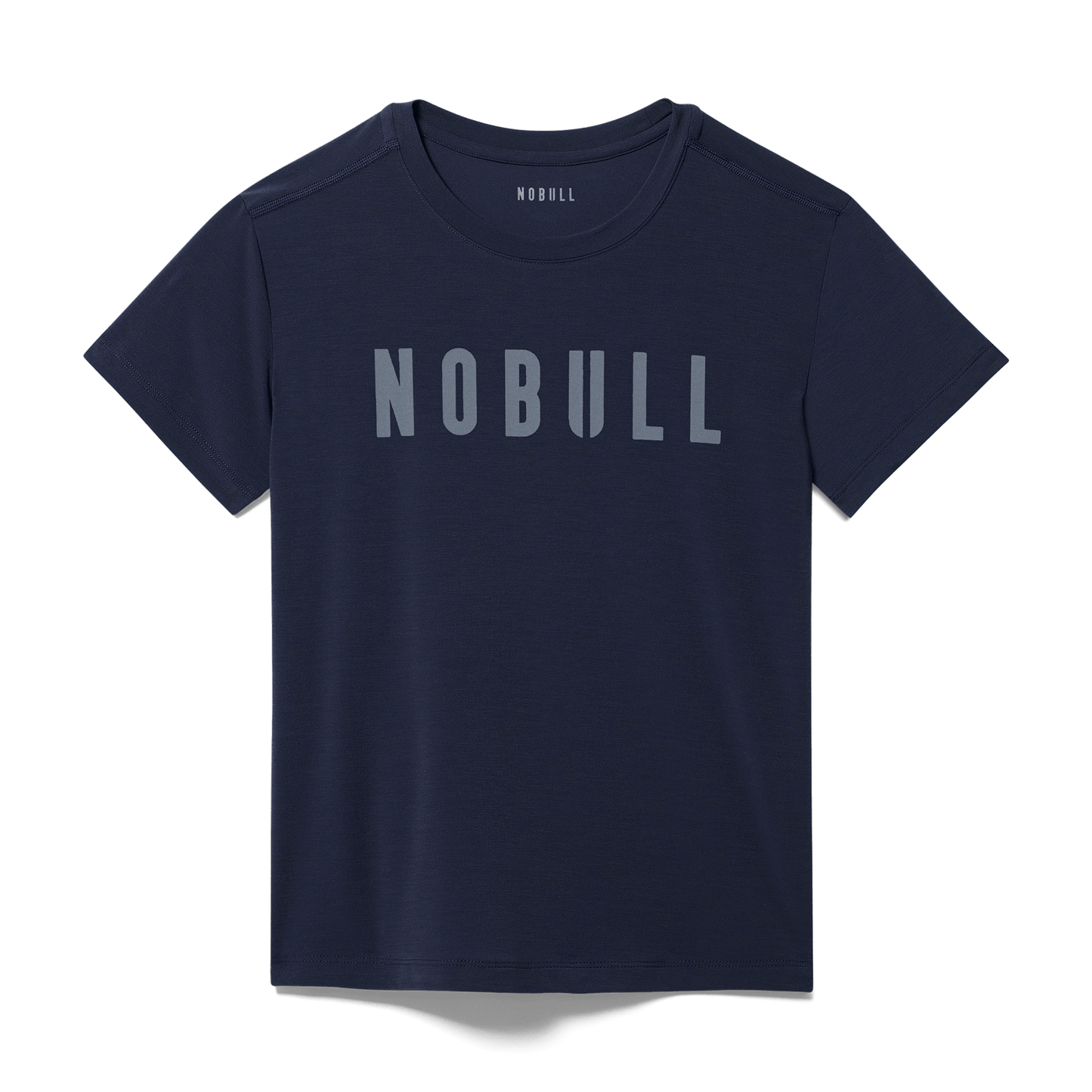 Night Navy Women's NOBULL Tee Silhouette Angle.
