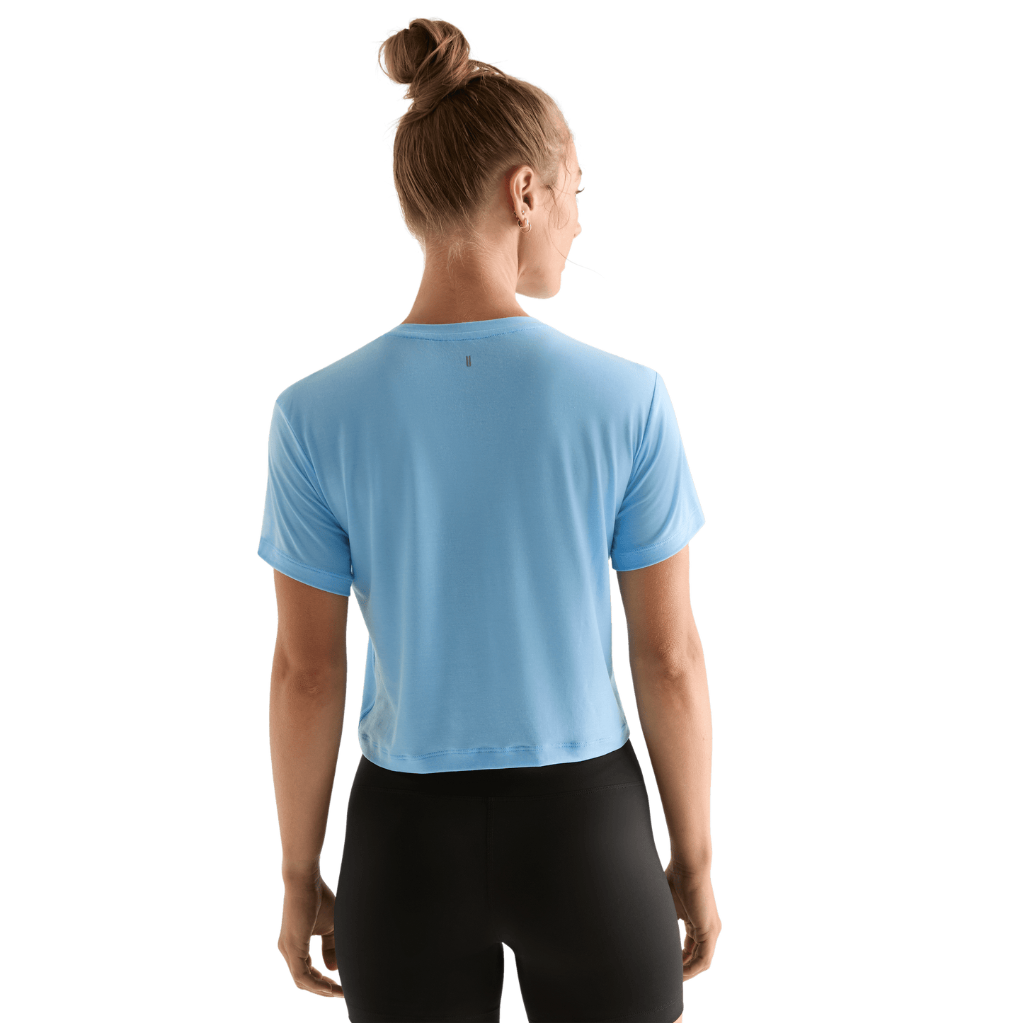 Alaskan Blue Women's NOBULL Boxy Tee Back Angle.