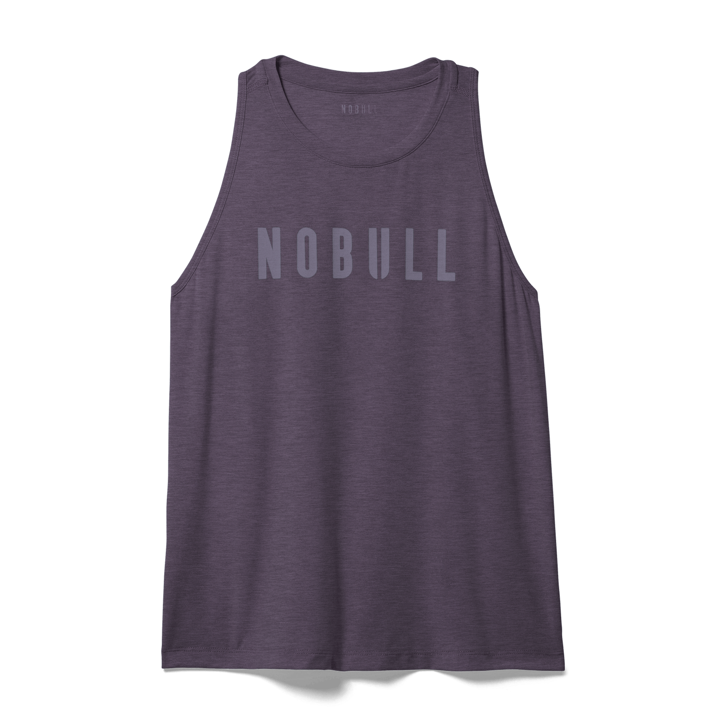Black Plum Women's NOBULL High-Neck Tank Silhouette Angle.