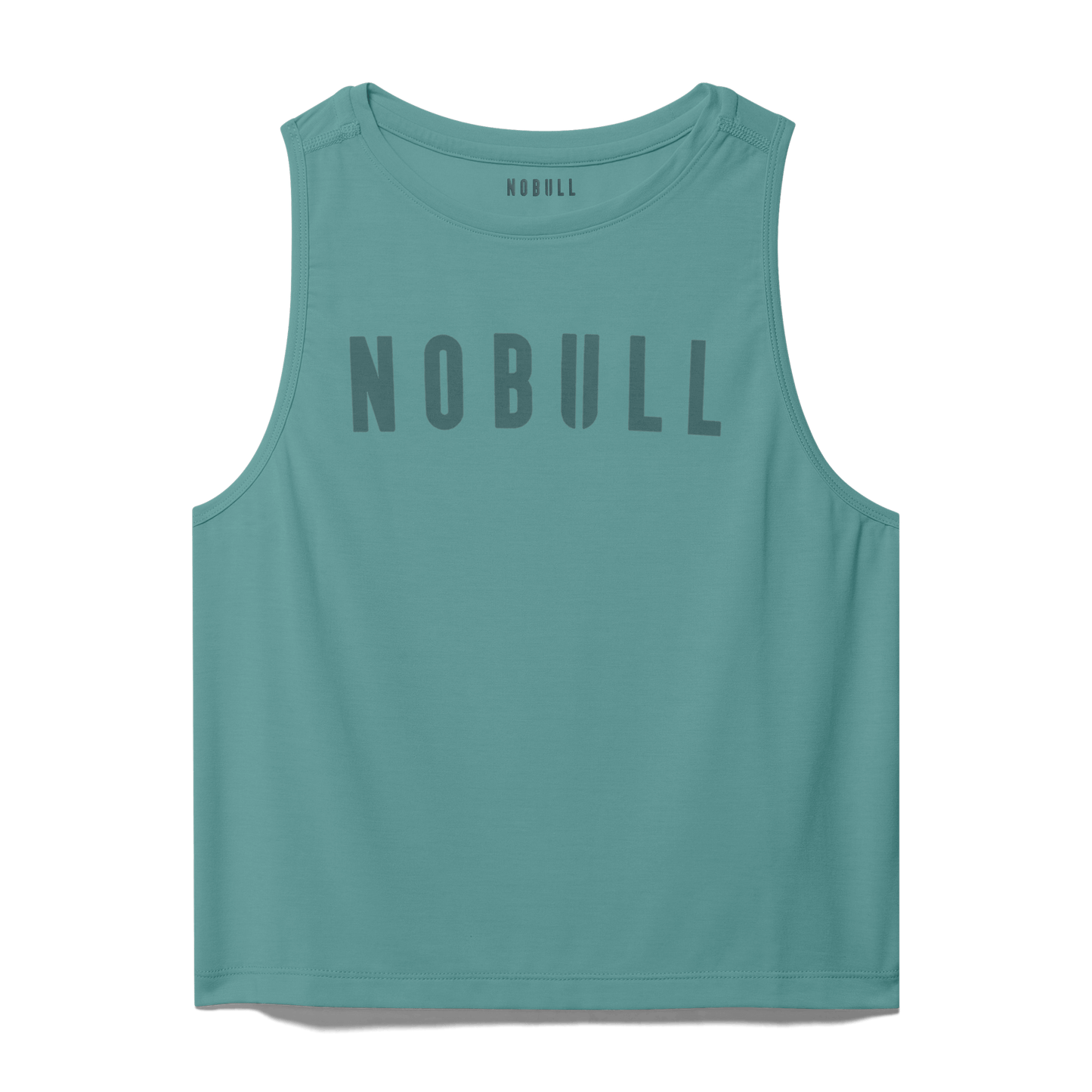 Oil Blue Women's NOBULL Muscle Tank Silhouette Angle.