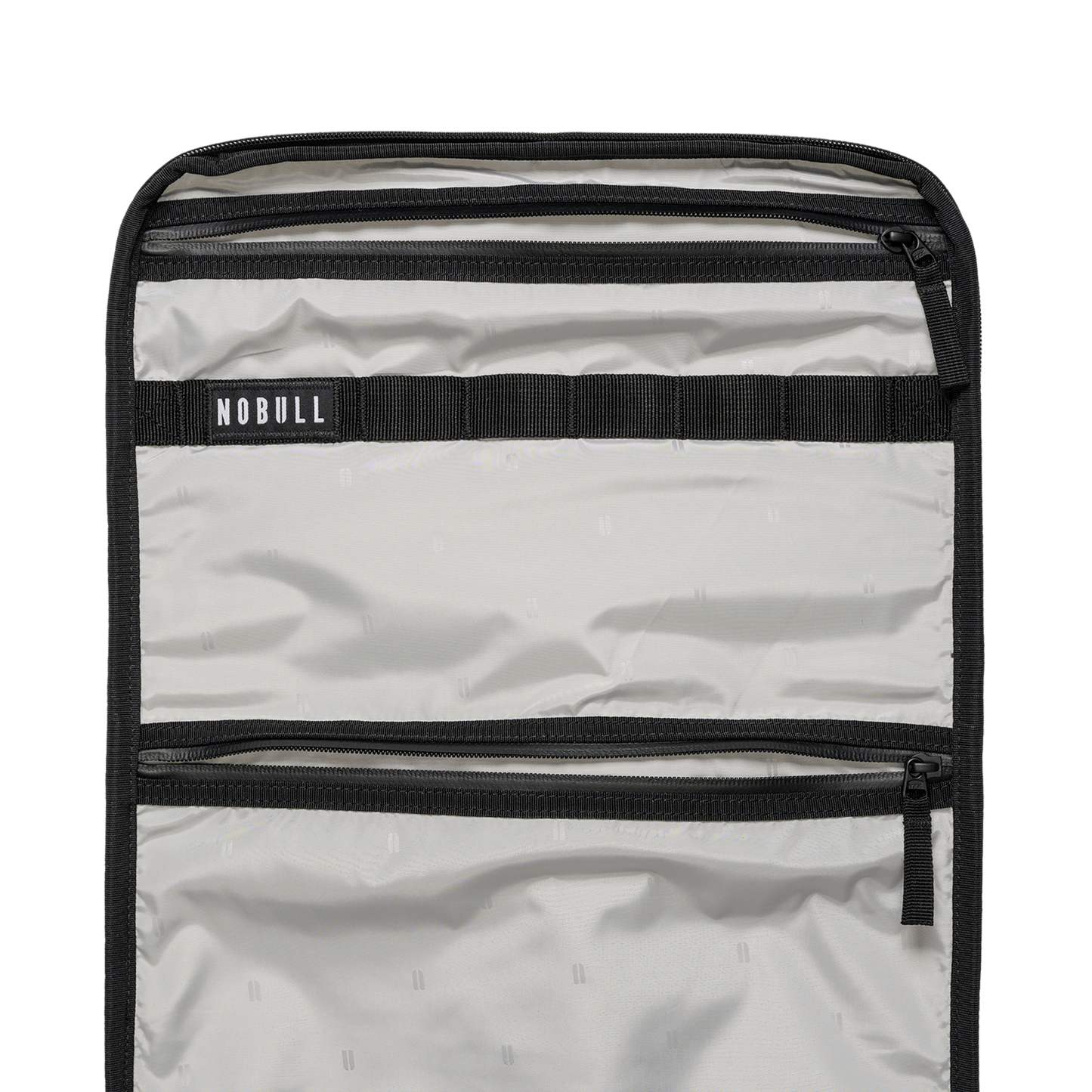 Ivory Waxed Canvas Backpack Interior Pocket Close Up Angle