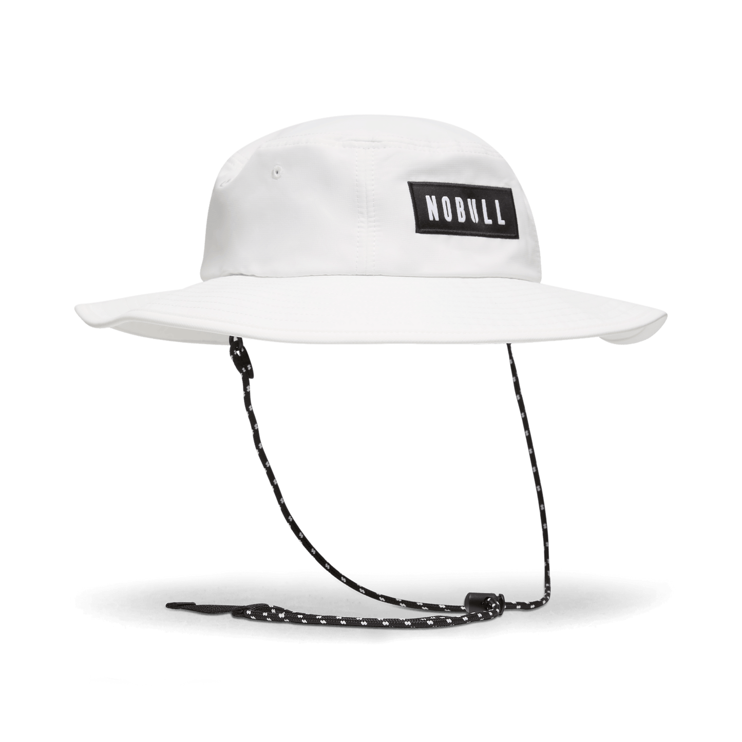 Bright White NOBULL Boonie Hat Front Silhouette Angle