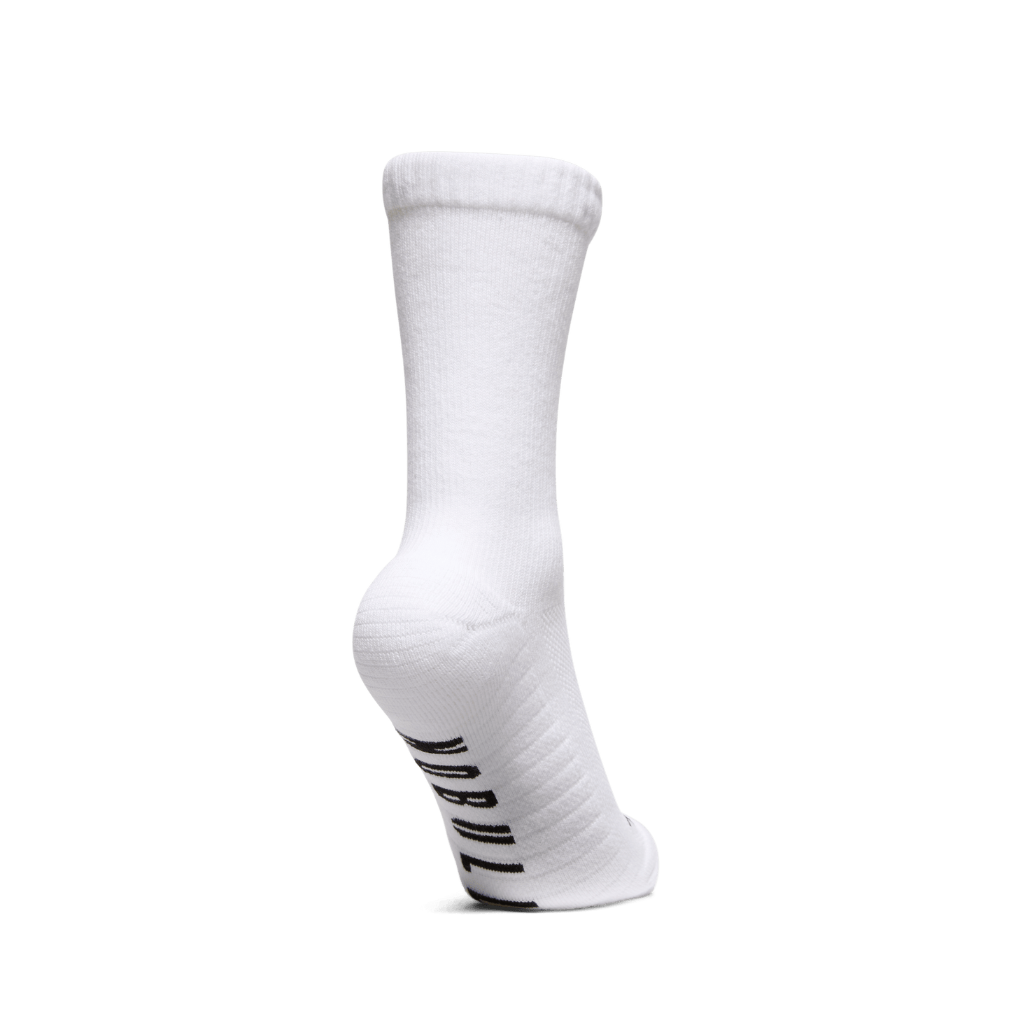 White Crew Sock Back Angle