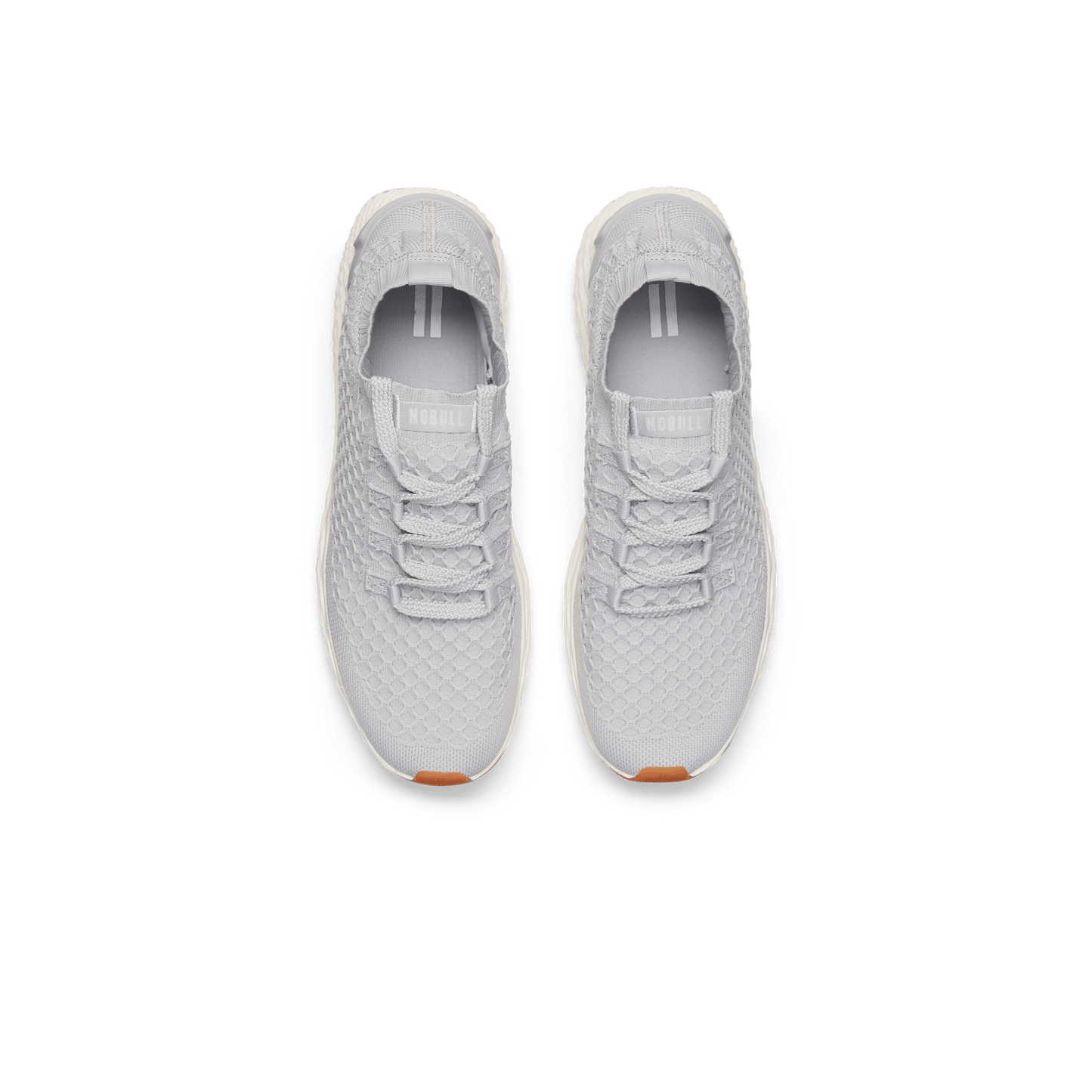 Light Grey Allday Knit Shoes Above Angle