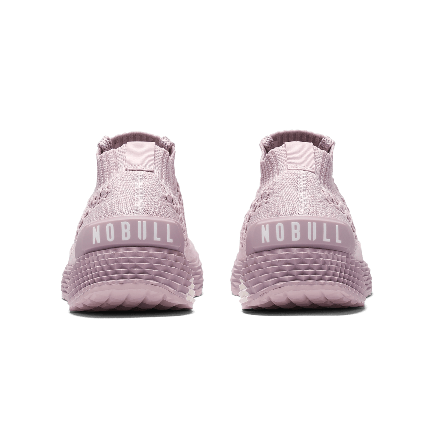 Men's Lilac Allday Knit Shoes Back Angle