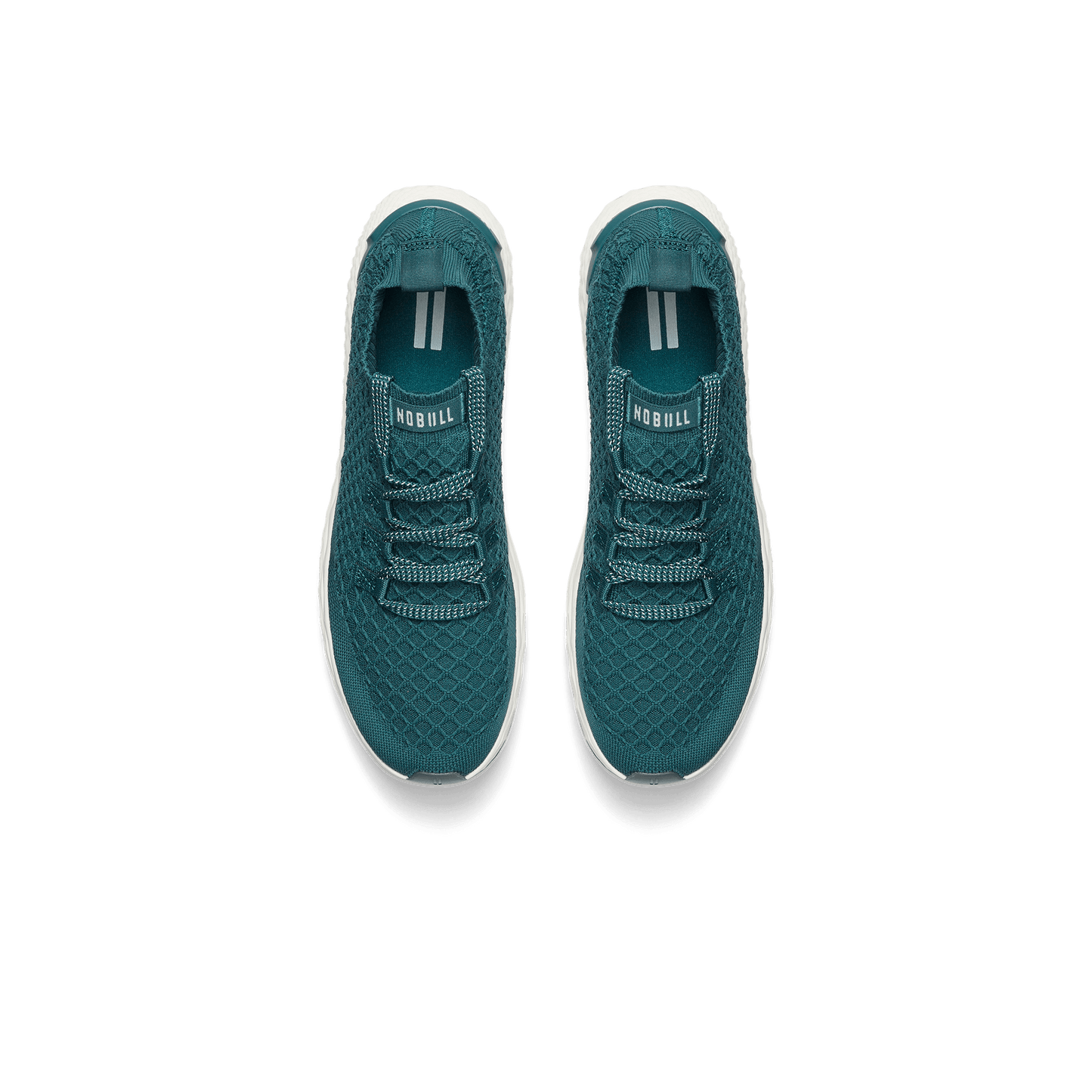 Dark Teal Allday Knit Shoe Above Angle.