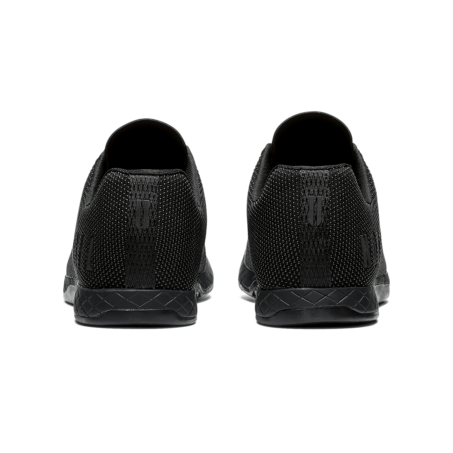 Men's Triple Black Outwork Shoes Back Angle