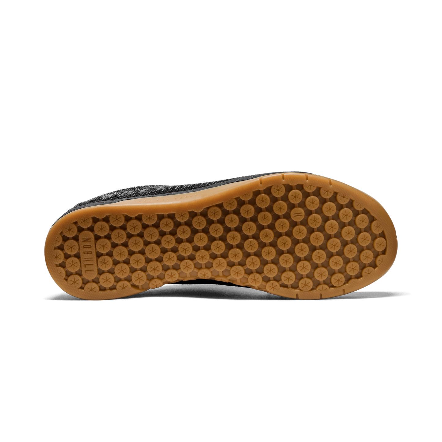 Women's Black Gum Outwork Shoes Bottom Angle