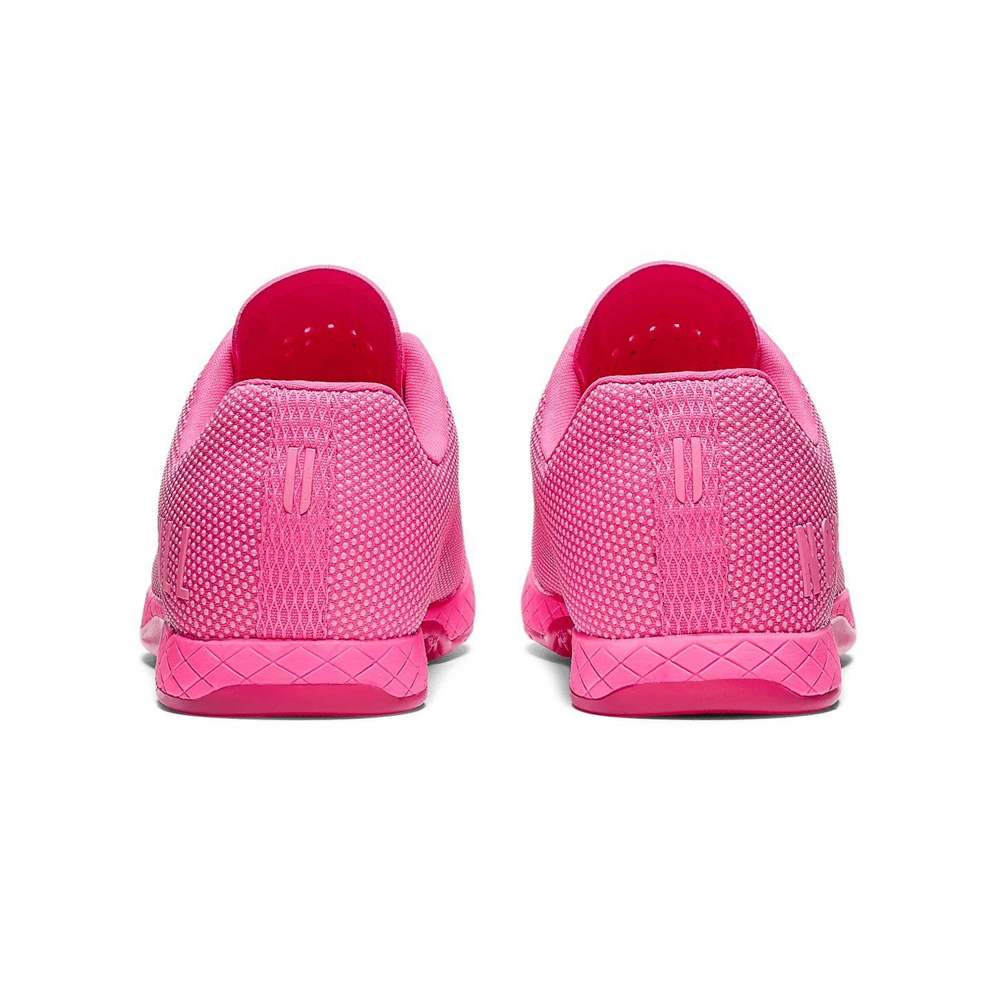 Men's Neon Pink Outwork Shoes Back Angle