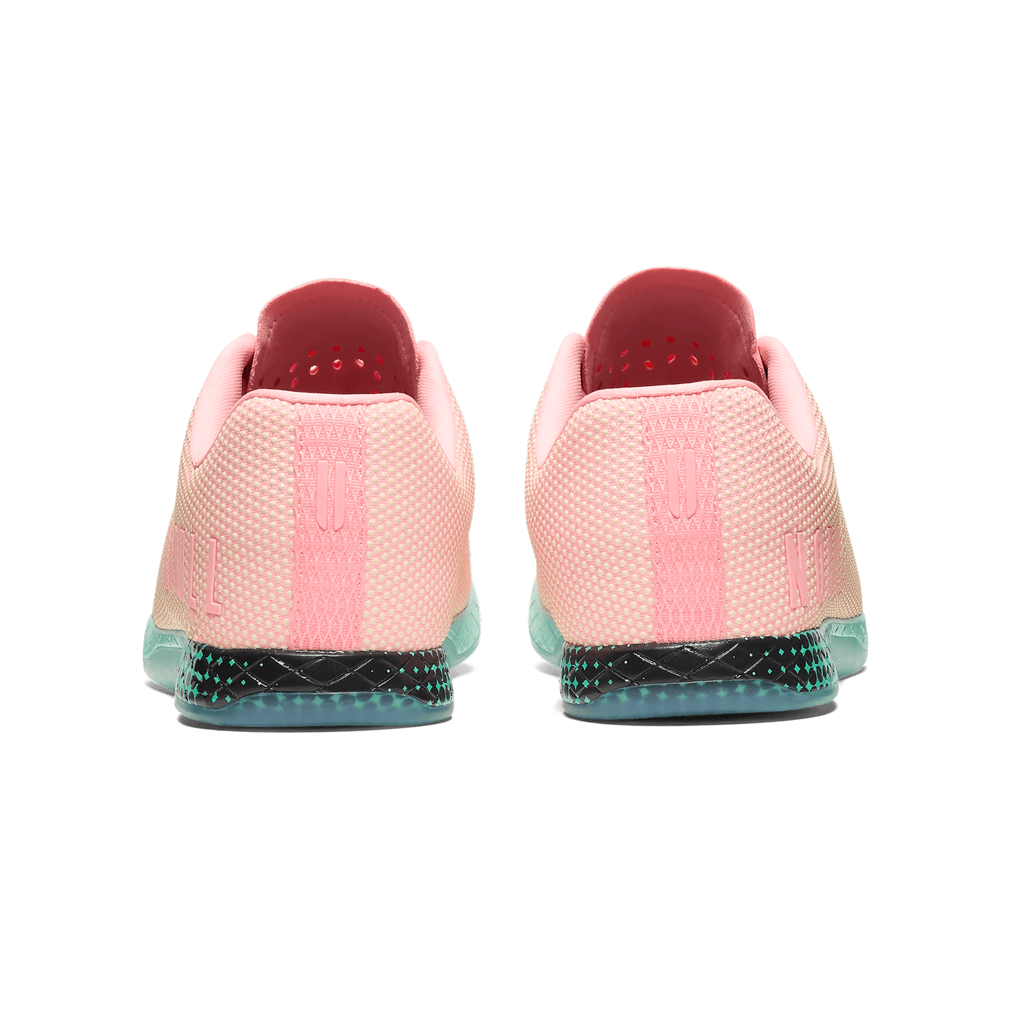 Pink Burst Energy Outwork Shoe Back Angle.