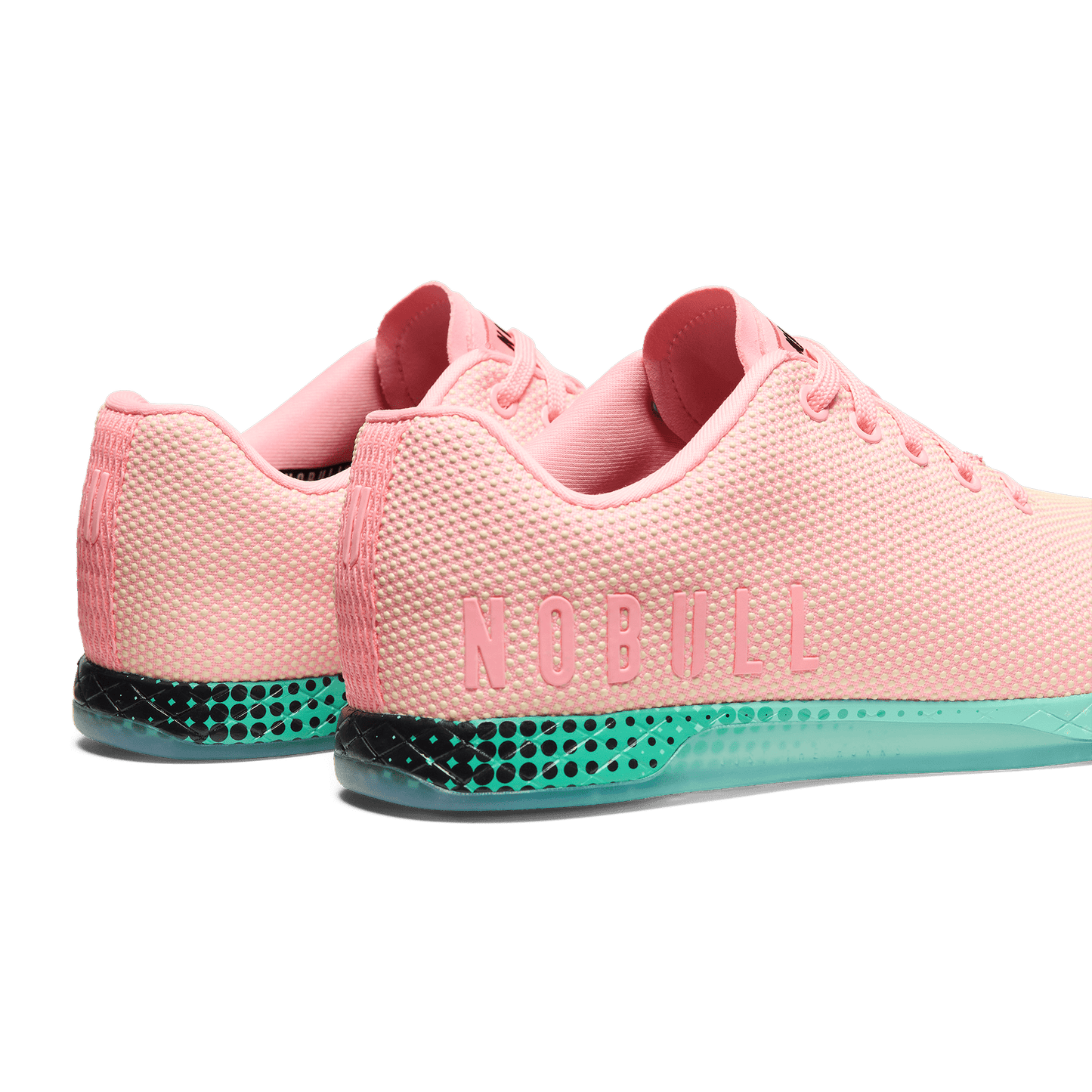 Pink Burst Energy Outwork Shoe Back Angle.