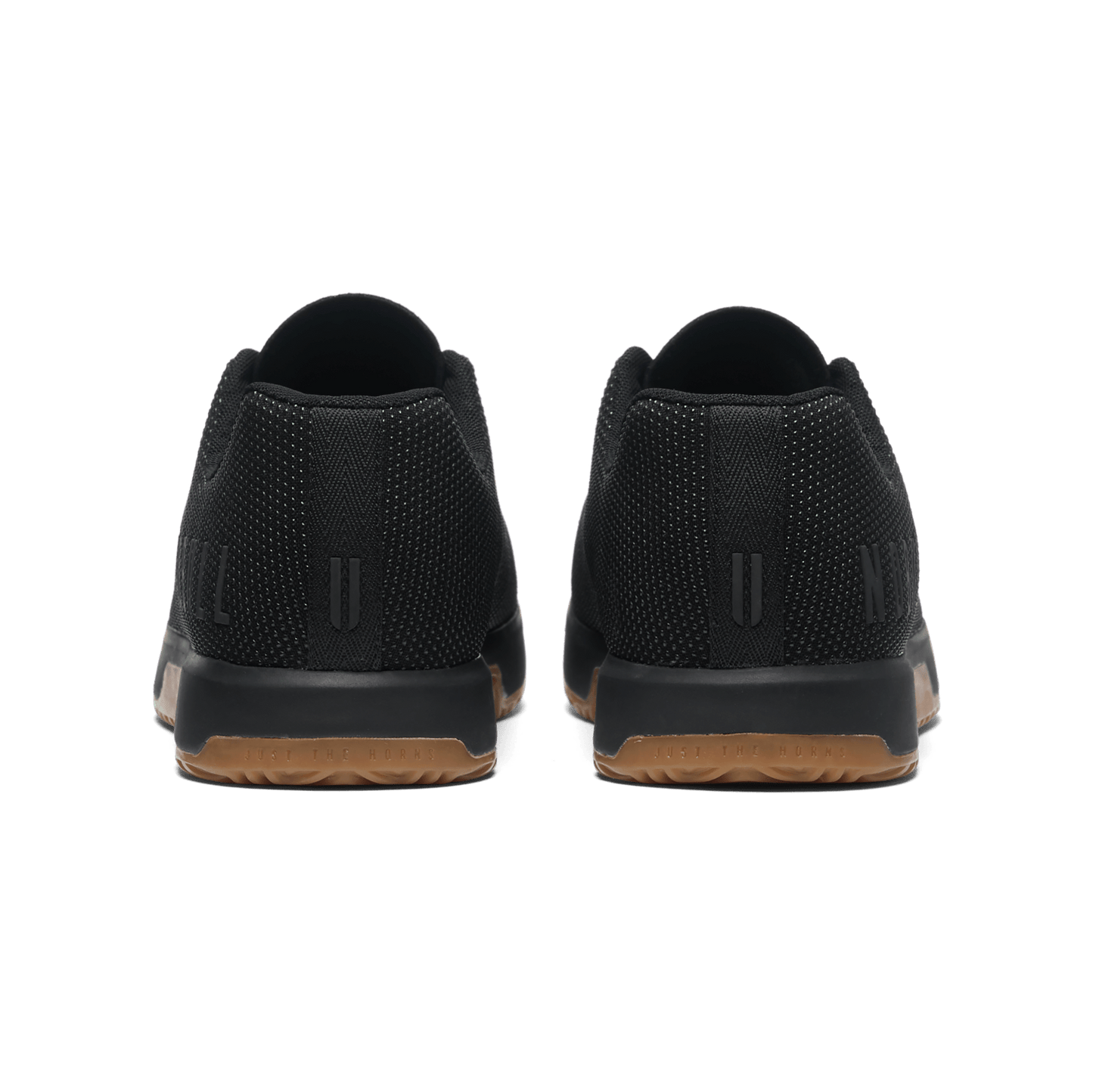 Women's Black Gum Outwork Edge (Impact) Shoes Back Angle
