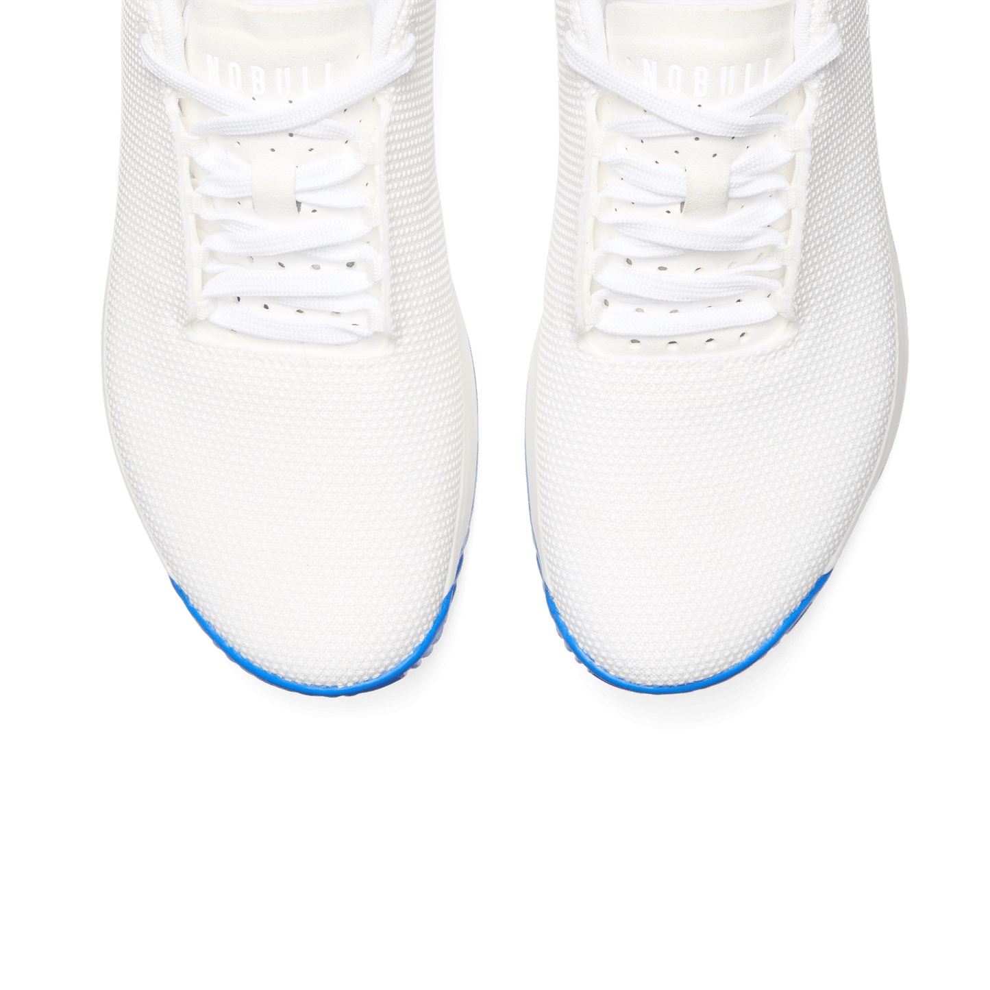 White Royal Blue Outwork Edge (Impact) Shoes Above Toe Box Angle