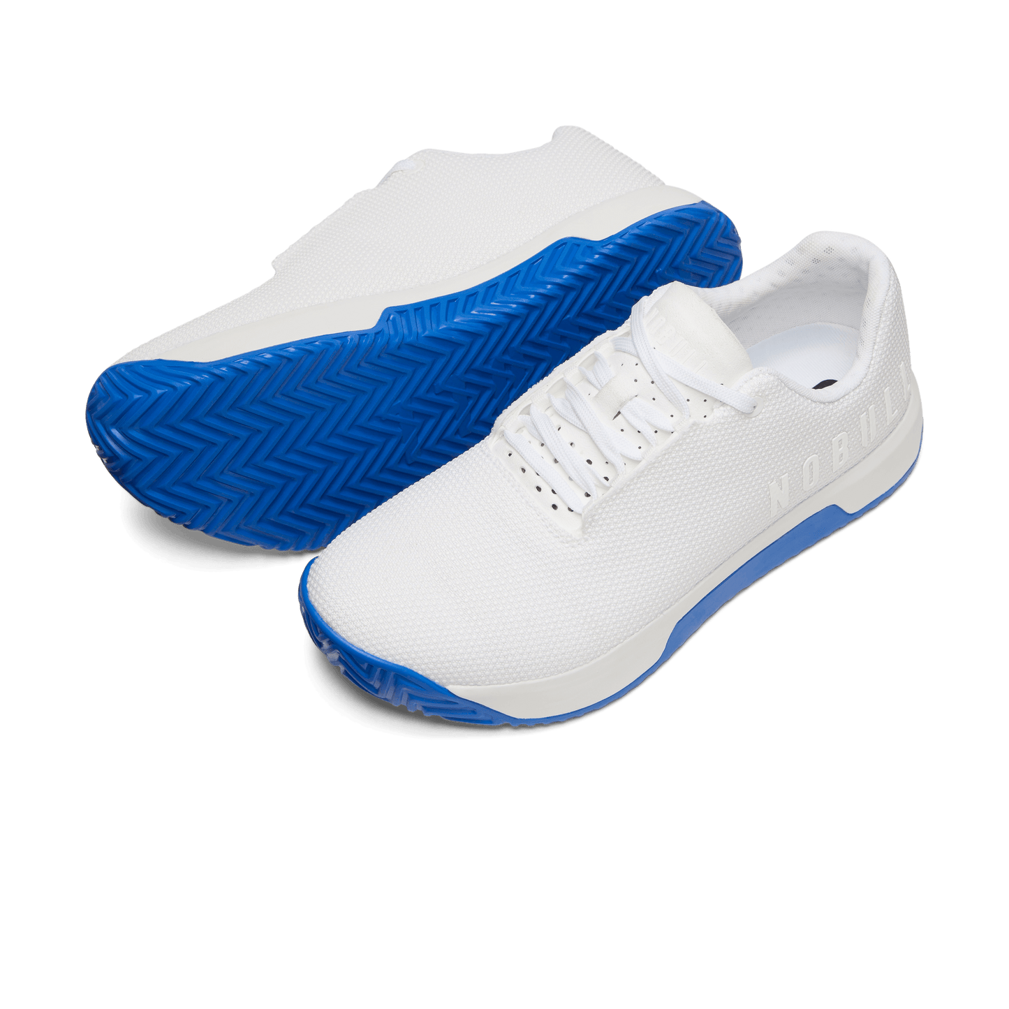 White Royal Blue Outwork Edge (Impact) Shoes Angled