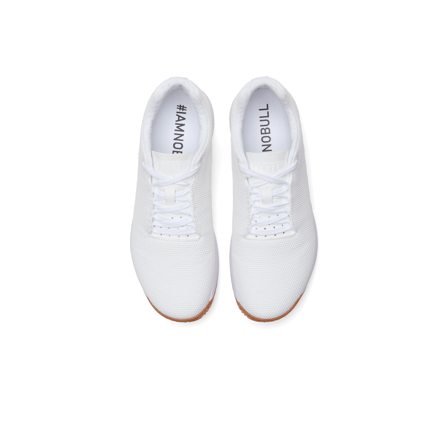 Men's White Gum Outwork Edge (Impact) Shoes Above Angle