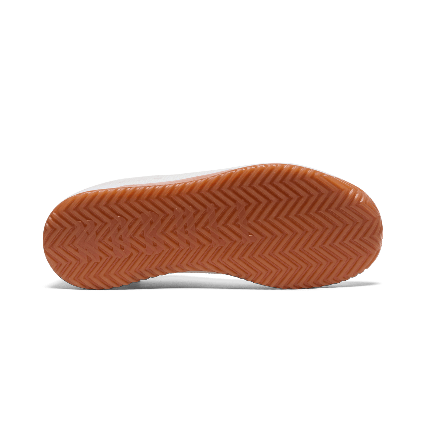 Men's White Gum Outwork Edge (Impact) Shoes Bottom Angle