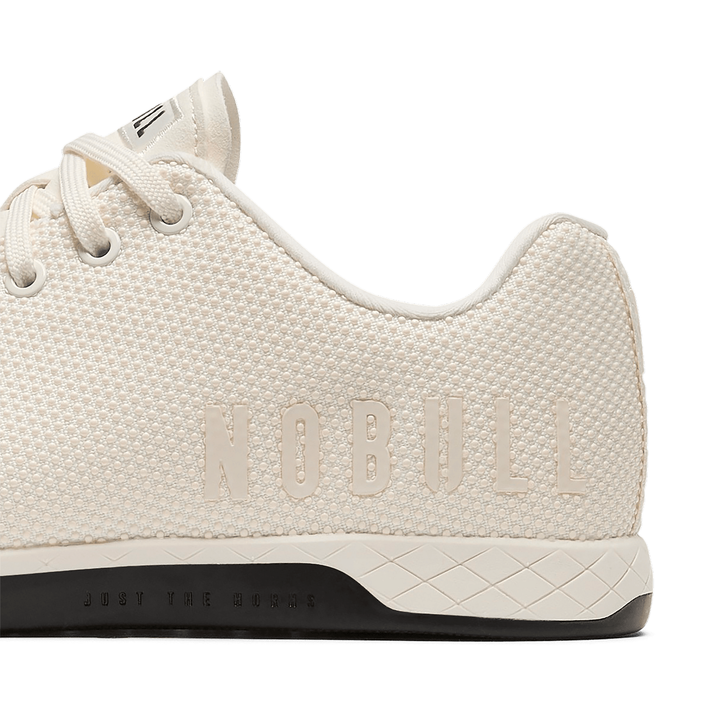 Cream Outwork Shoe Detail Shot Angle.