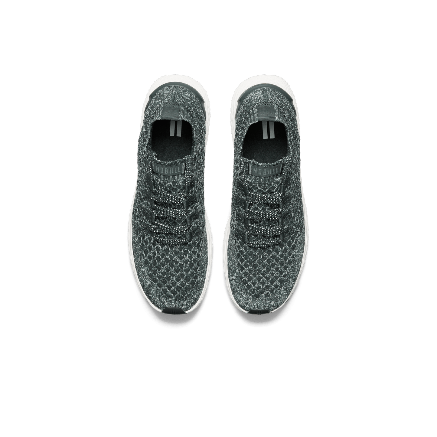 Green Heather Allday Knit Shoes Above Angle.