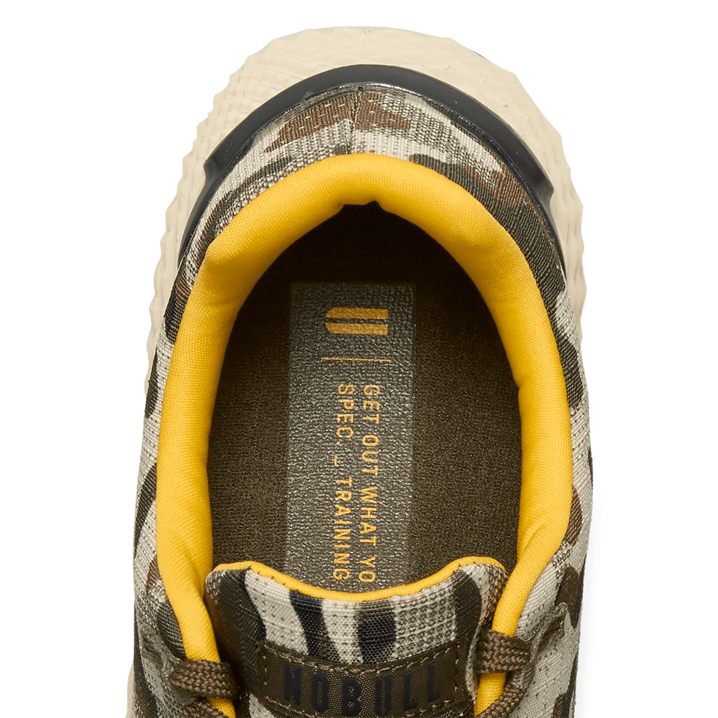 Beige Camo Allday Ripstop Shoes Detail Angle.