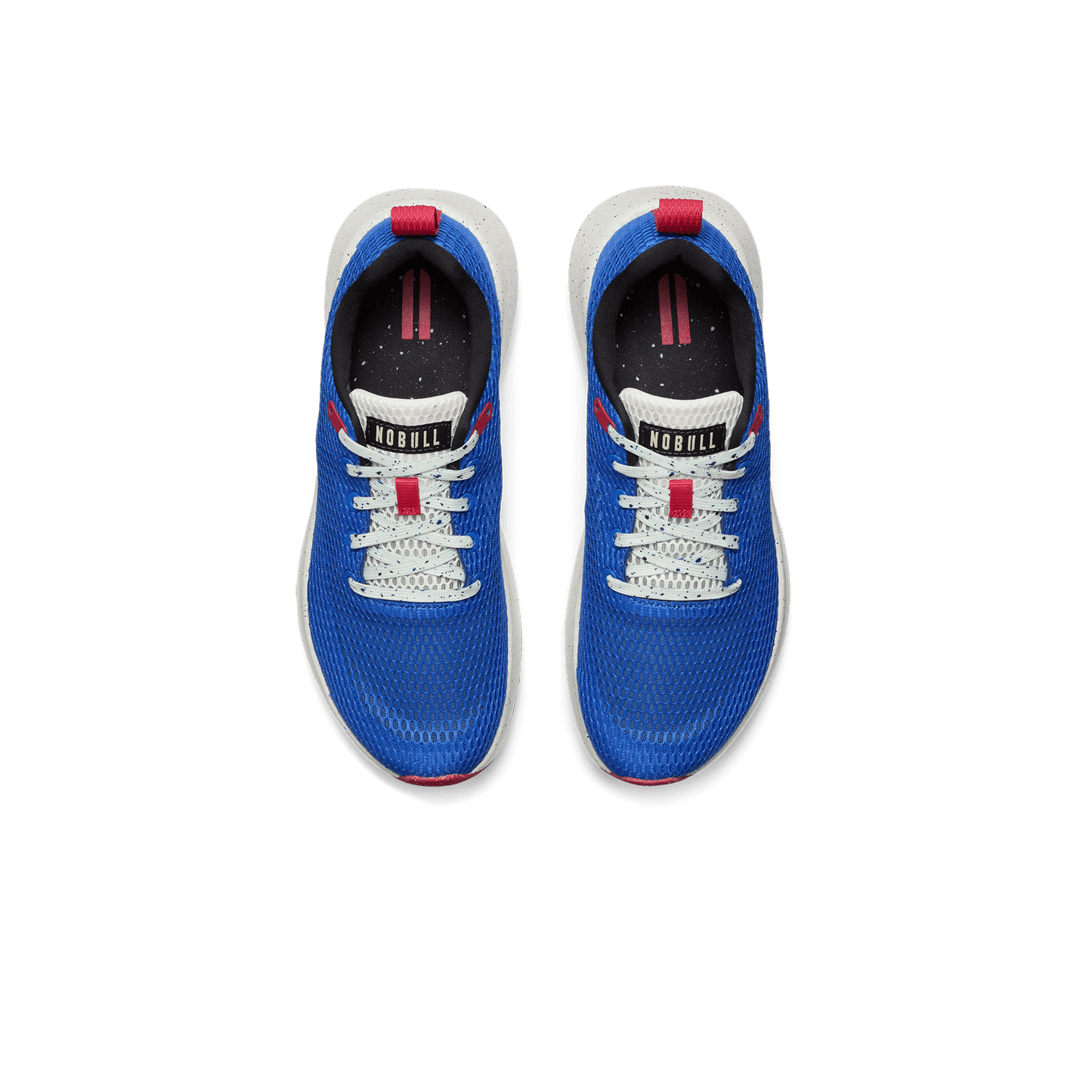 Cobalt Speckle Drive Mesh Shoes Above Angle.