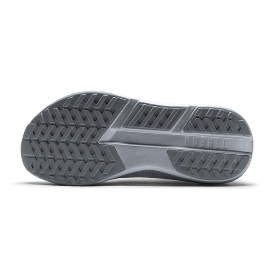 Classic White Silver Metallic Journey 2 Shoe Bottom Angle.