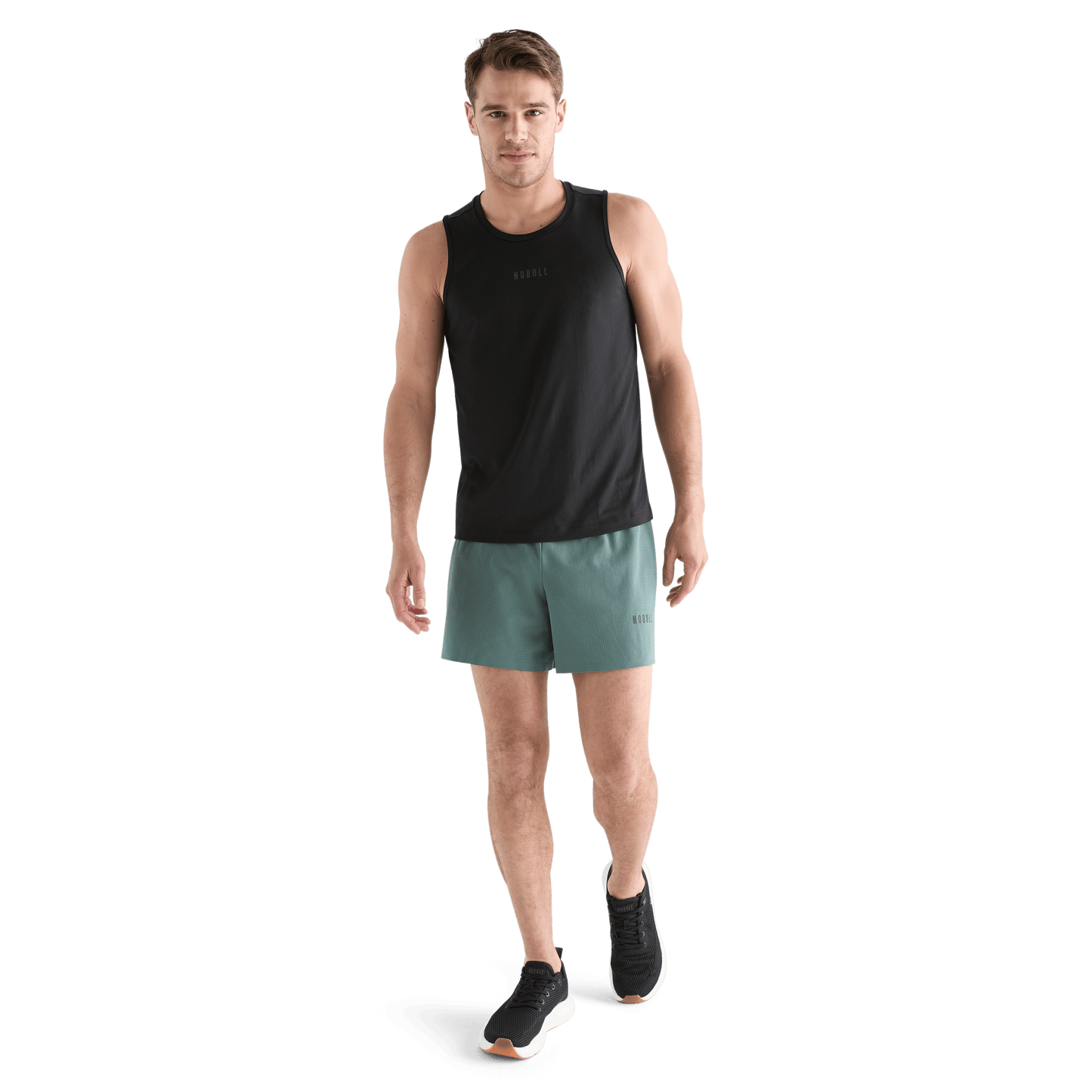 Men's Balsam Light Lined Short 5" Front Full Body Angle