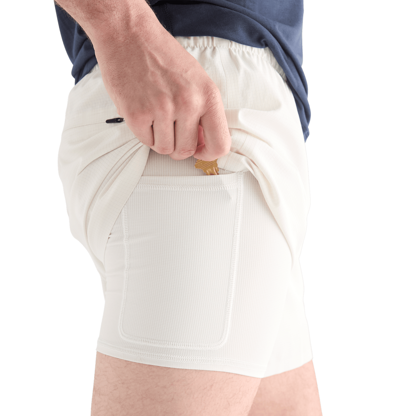 Men's Vapor Light Lined Short 5" Pocket Angle