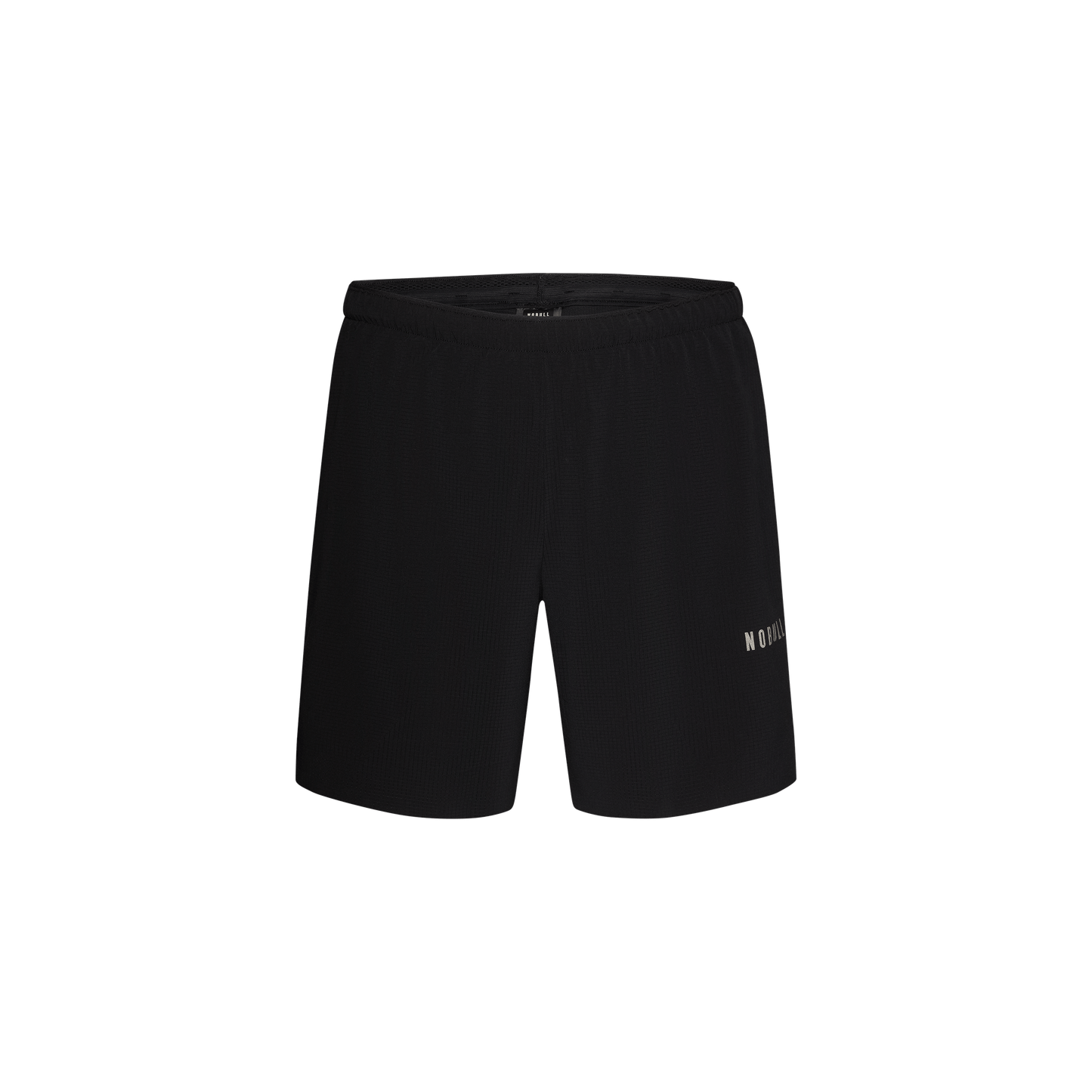 Men's Black Light Lined Short 7" Silhouette Angle