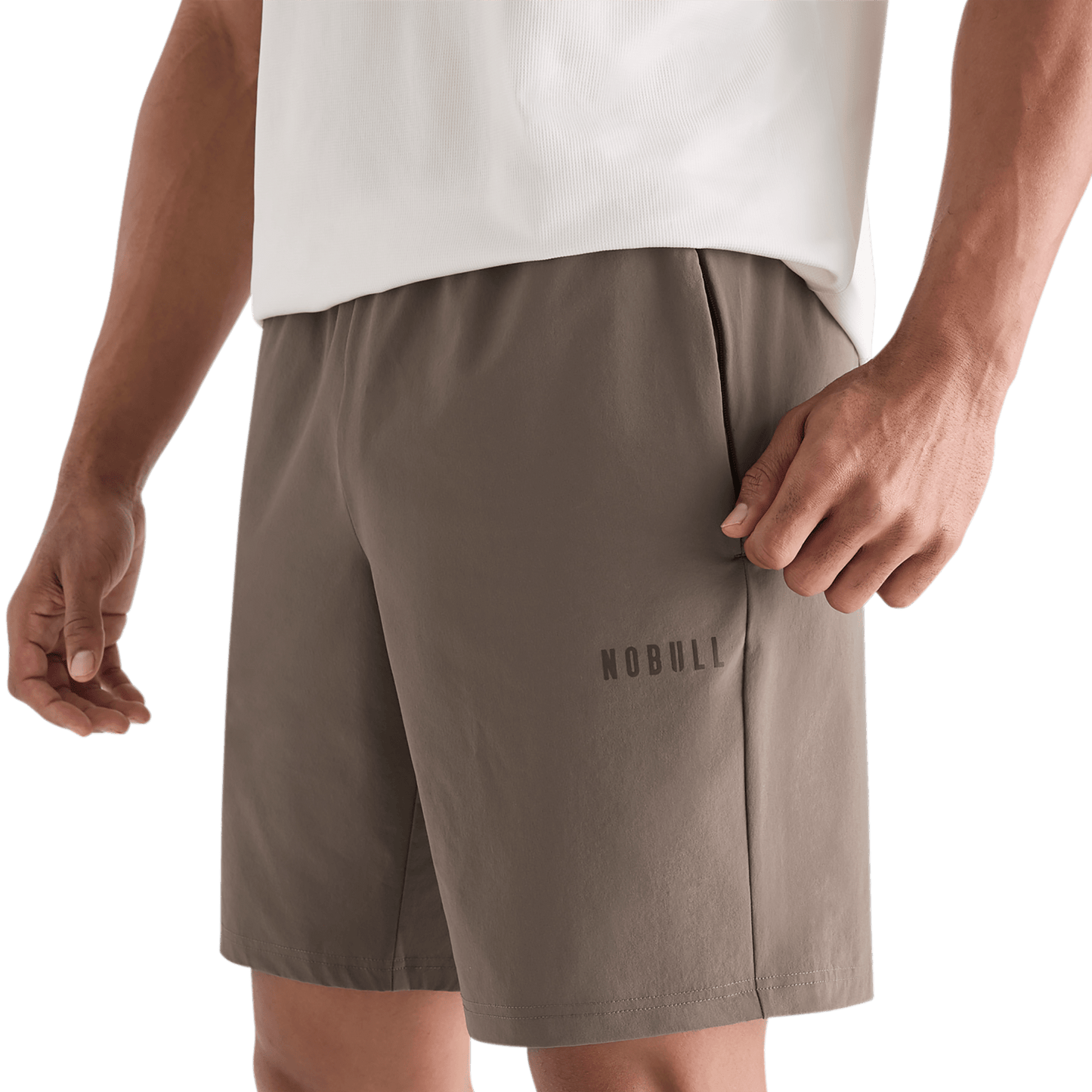 Men's Dark Fallen Rock Solid Stretch Short 9" Side Pocket Angle