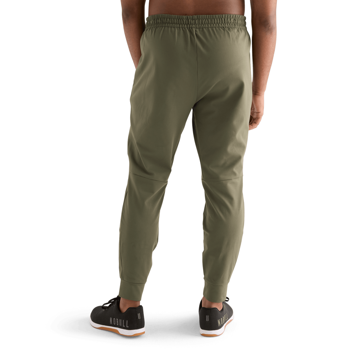 Men's Army Green Jogger Back Angle