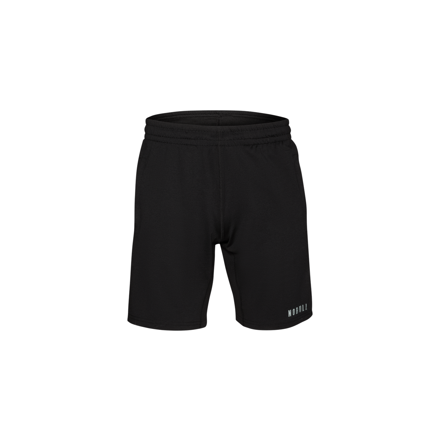Men's Black Lightweight Knit Short 9" Silhouette Angle