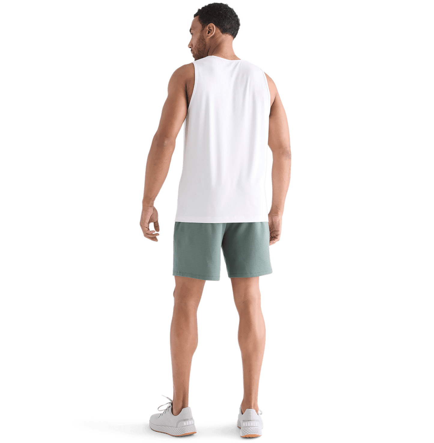 Men's Balsam Textured Knit Short 7" Back Full Body Angle
