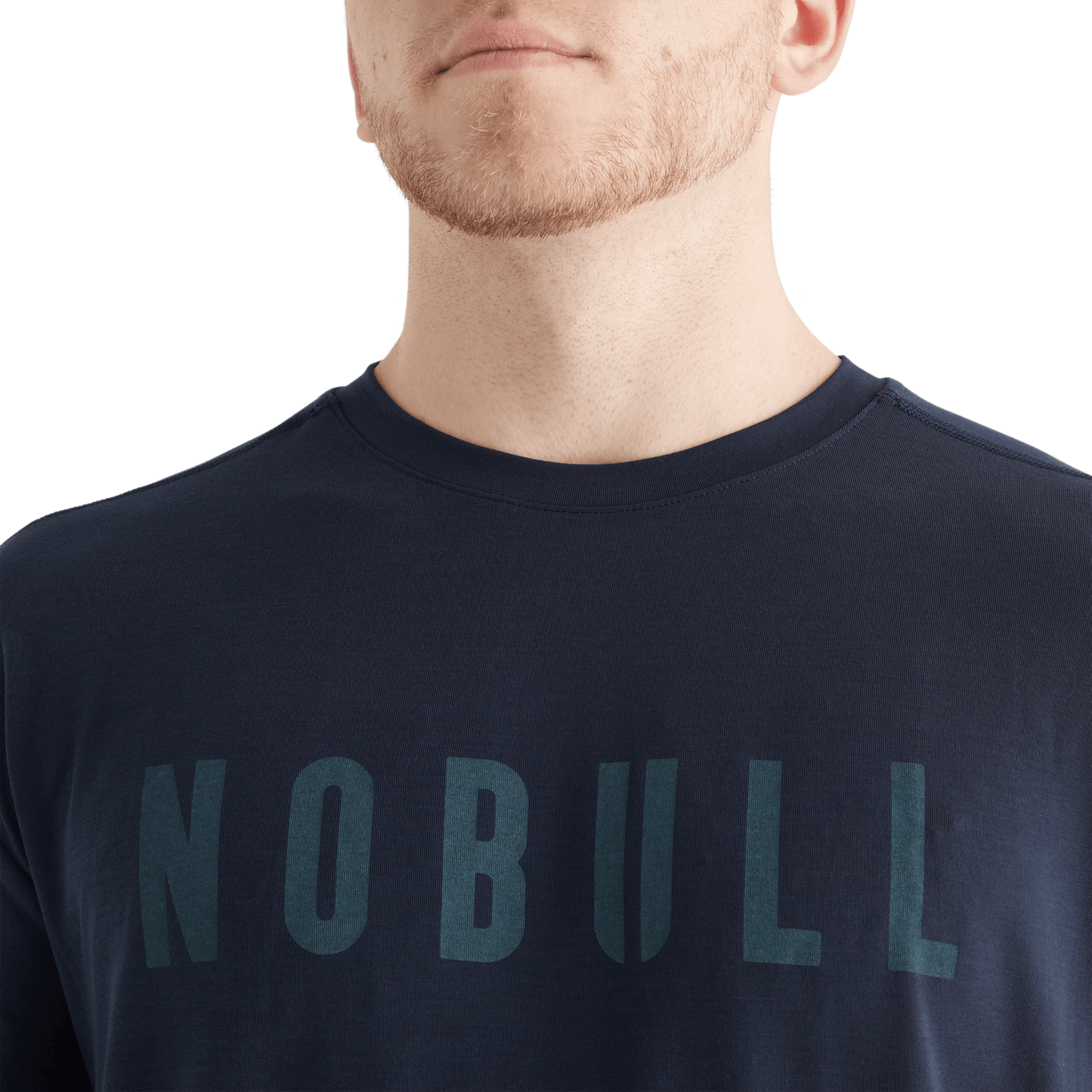 Men's Night Navy NOBULL Tee Collar Angle