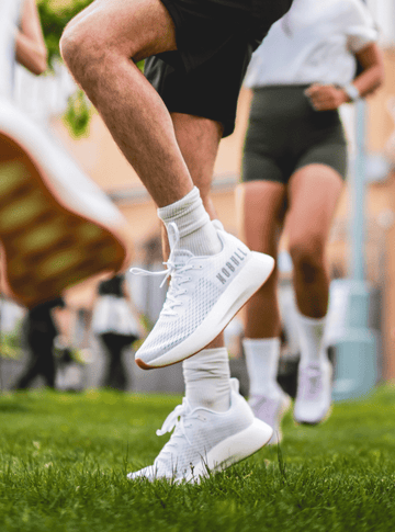 Man jumping wearing Journey shoes.