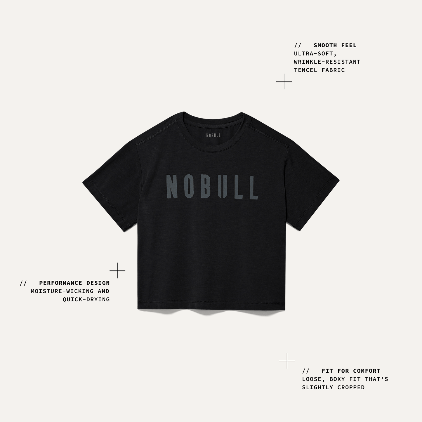 PDP Callout Info Women's Boxy Tee.