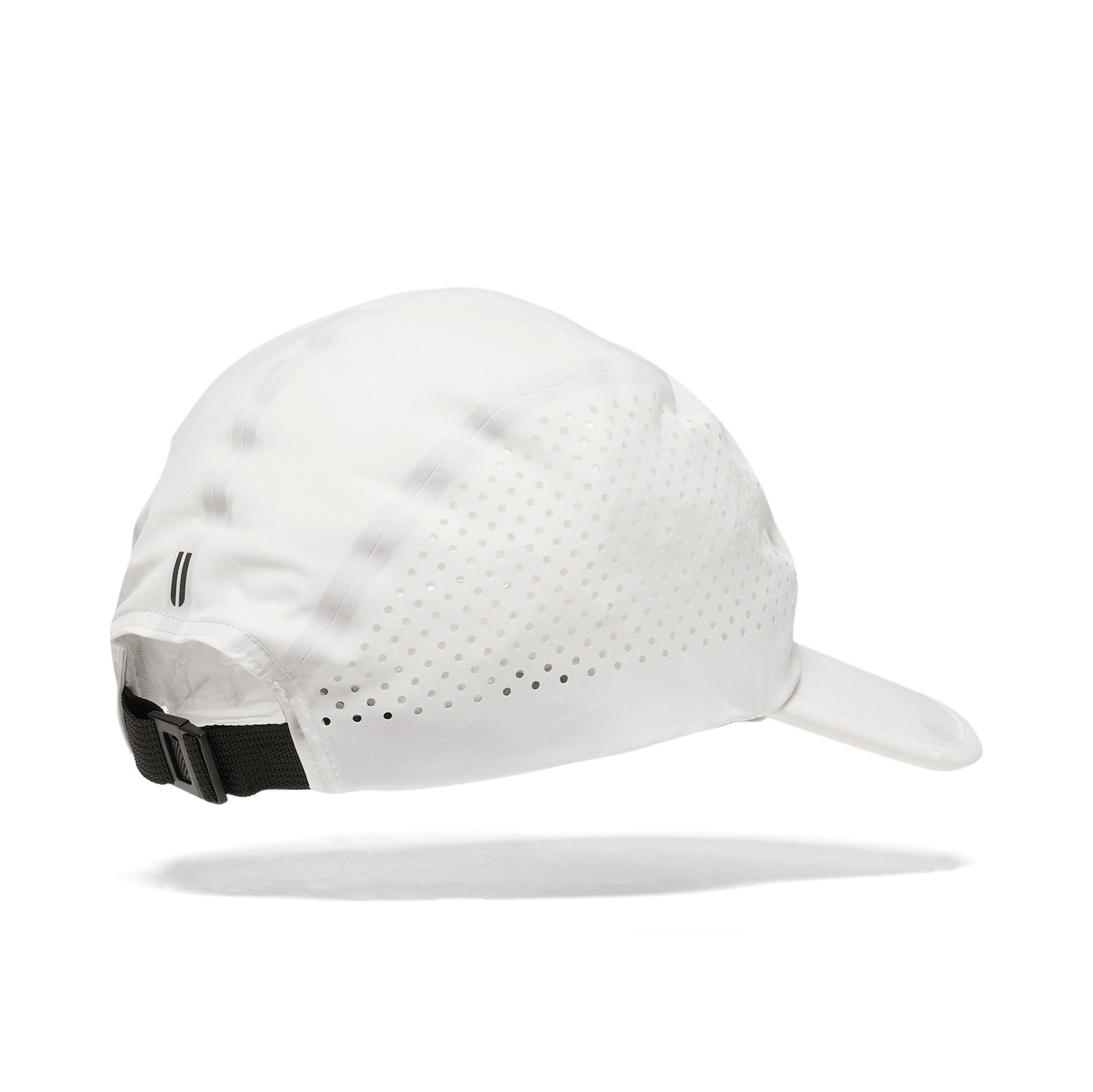White Running Hat Back Silhouette Angle