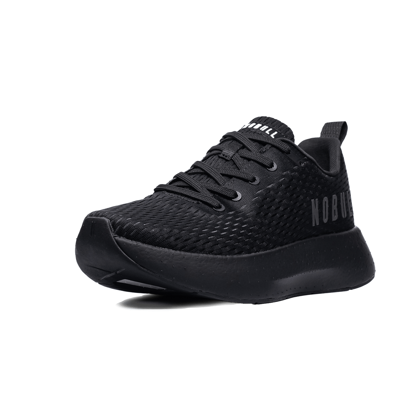 Men's Triple Black Journey Shoes Front Side Angle